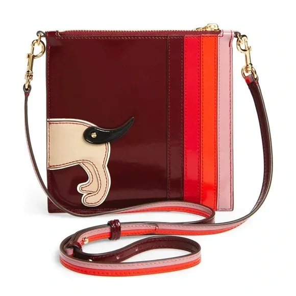 Authentic TORY BURCH Leather Dog card/Crosby - Picture 4 of 12